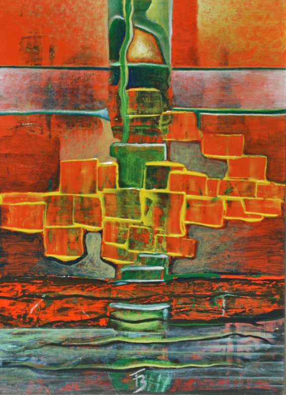 akryl-płótno, 20 x 25 cm
