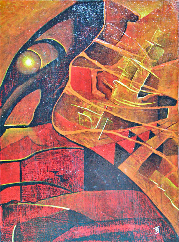 akryl- płótno, 24 x 31 cm